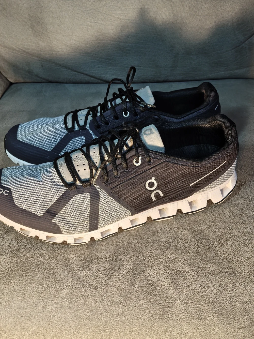 On Running Men's Cloud Sneakers — Black & White